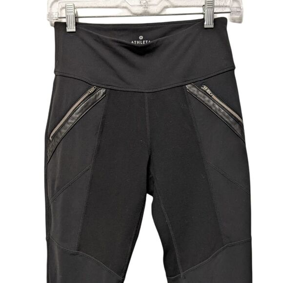 ATHLETA Ponte Luxe Legging Pants Black Small Petite - Picture 3 of 8